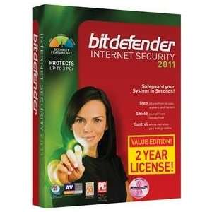  Bitdefender Internet Sec 2011 3pc 2year Industry Leading 