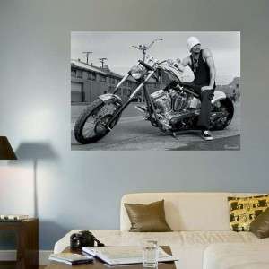 Kid Rock Motorcycle Mural Licensed Fathead Wall Graphic  
