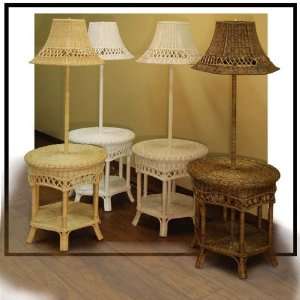  Wicker End Table Floor Lamp: Home Improvement