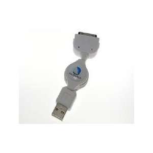  USB to Dock Connector, retractable cable for iPod: MP3 