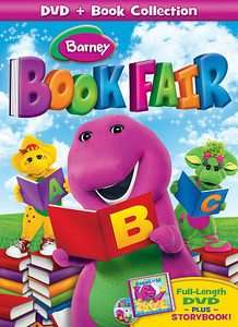 Barney   Book Fair DVD, 2009, Book Included  
