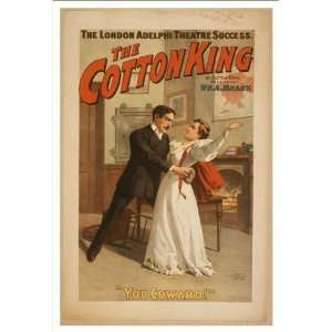  Theater Poster (M), The cotton king the London Adelphi Theatre 