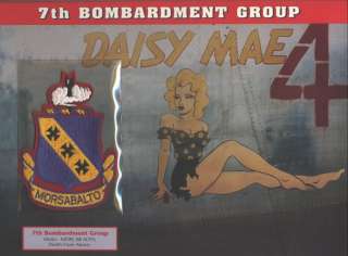7th Bombardment Group Patch Daisy Mae  