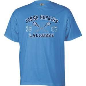  Johns Hopkins Blue Jays Legacy Lacrosse T Shirt Sports 