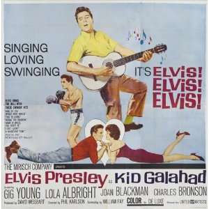    Kid Galahad Poster Movie 30x30 Elvis Presley