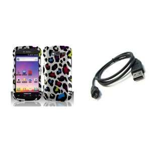 Galaxy S Blaze 4G (T Mobile) Premium Combo Pack   Rainbow Leopard Cat 