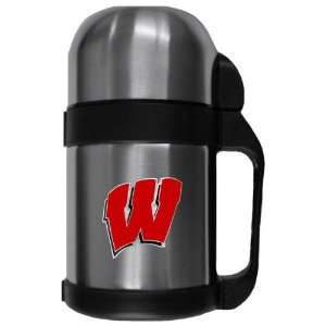   Badgers Stainless Steel Soup & Food Thermos: Sports & Outdoors