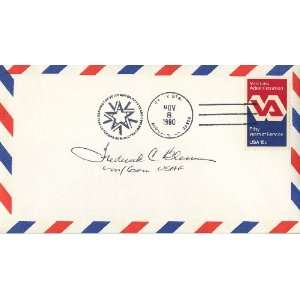  Frederick Blesse Autographed Commemorative Philatelic 