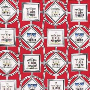 SUNNYSIDE PRINT Red by Lee Jofa Fabric: Home & Kitchen