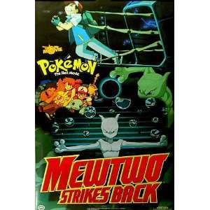 Pokemon Mewtwo Strikes Back #2 22x34 Poster 