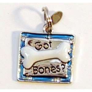    Got Bones Dog Bone Dog Cat Zinc Pet Tag Bling Jewelry