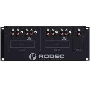    Rodec PATCH LIVE Multi DJ Connection Patch Panel Electronics