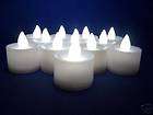12 FLAMELESS BATTERY LED WEDDING TEALIGHT CANDLES  