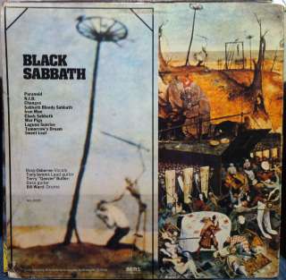 BLACK SABBATH greatest hits LP VG NEL 6009 Vinyl 1977 Record Holland 
