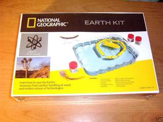 NATIONAL GEOGRAPHIC EARTH KIT AGE 9+ SCIENCE NEW  