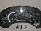   BLACK GAUGE SPEEDOMETER CLUSTER CONVERSION FOR TRUCKS SUV +REPAIR