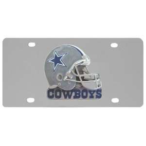  Dallas Cowboys Stainless Metal License Plate: Sports 