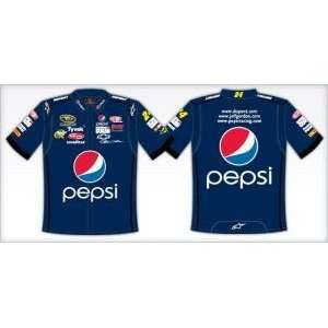   Gordon / Pepsi Adult Blue Nascar Pit Crew Shirt: Sports & Outdoors