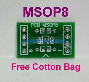 MSOP8 MSOP 8 Adapter SMD PCB convert to DIP 8  