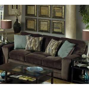  Sofa by Jackson   Chocolate/Blue green (4397 03)