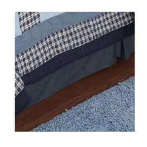  Dino Dave Blue Twin Bed Skirt: Home & Kitchen