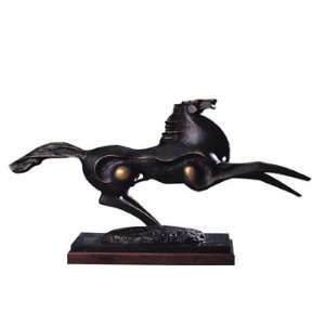  Bluestone Designs G272L Large Galloping Horse   Bronze: Patio 
