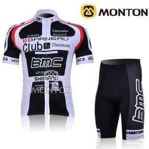 2011 bmc team black&white cycling jersey short suit a050 
