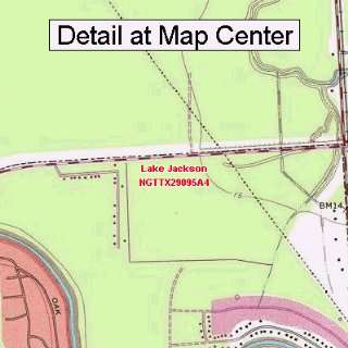   Map   Lake Jackson, Texas (Folded/Waterproof): Sports & Outdoors