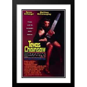  The Texas Chainsaw Massacre 32x45 Framed and Double Matted Movie 