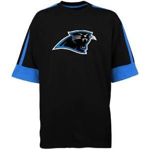  Carolina Panthers Black Victory Gear T shirt: Sports 