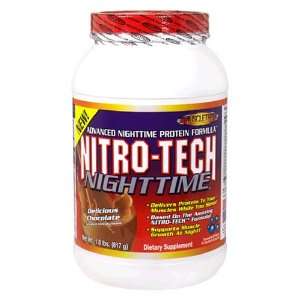  MuscleTech Nitro Tech Nighttime Advanced Nighttime Protein 