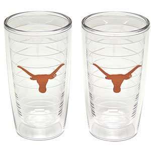 Tervis Tumbler Drinkware   Set of 2   Texas Longhorns 16 oz  