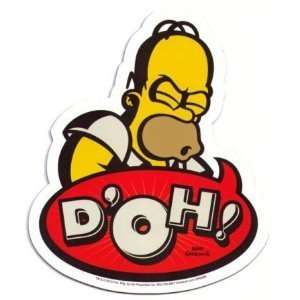  Car Magnet   Simpsons   Homer Doh