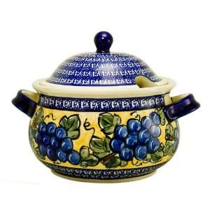  Bunzlauer Polish Pottery 1004 DU8 3 Quart Terrine with Lid 