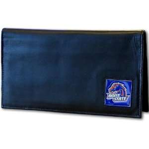 Boise St. Broncos Deluxe Leather Checkbook Cover  Sports 