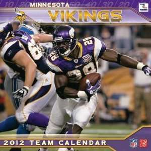  Turner Minnesota Vikings 2012 12 X12 Wall Calendar Sports 