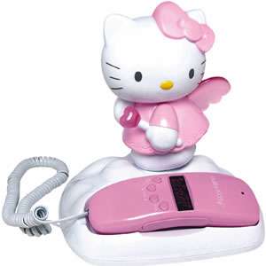 Hello Kitty KT2010A Corded Telephone with Caller ID & Memory 