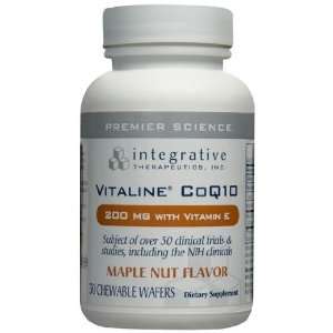   CoQ10 200mg with Vitamin E Maple Nut Flavor (Vitaline) 400chewable waf