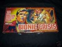 THE BIONIC CRISIS GAME PARKER BROS. 1975 FACTORY SEALED  