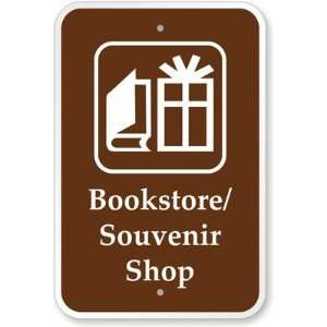  Bookstore/Souvenir Shop (with Graphic) Aluminum Sign, 18 