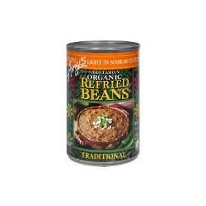  Amys Refried Beans, Vegetarian Organic, Traditional, 15.4 