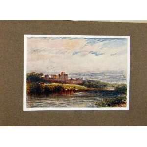   View Of Alnwick Castle By James Orrock Border Country