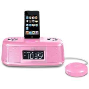  iLuv Wake & Shake Pink Clock Radio for iPhone iPod MP3 