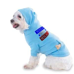  VOTE FOR MALACHI Hooded (Hoody) T Shirt with pocket for 