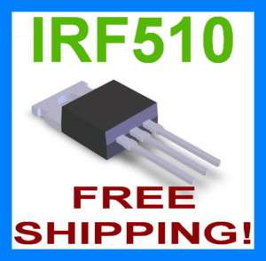 20 x IRF510N IRF510 Power MOSFET N Channel 5.6A 100V  