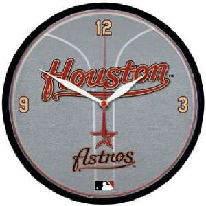  Houston Astros MLB Round Wall Clock: Sports & Outdoors