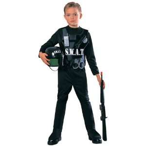  Childs SWAT Team Police Man Costume (Size:Small 4 6 