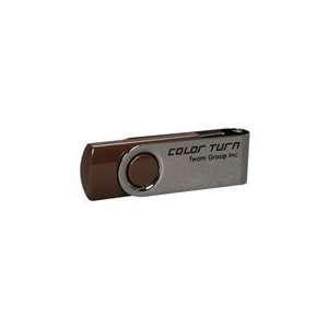  Team Color Turn 8GB USB 2.0 Flash Drive (Brown 