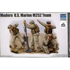  Modern Us Marine M252 Team Figures Set (4) 1 35 Trumpeter 