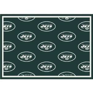   Team Repeat New York Jets Football Rug Size: 54 x 78 Furniture